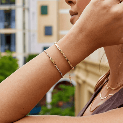 Bracelet Lexi Cube Doré