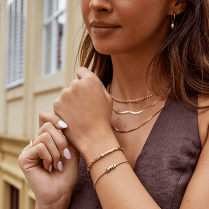 Bracelet Lexi Cube Doré