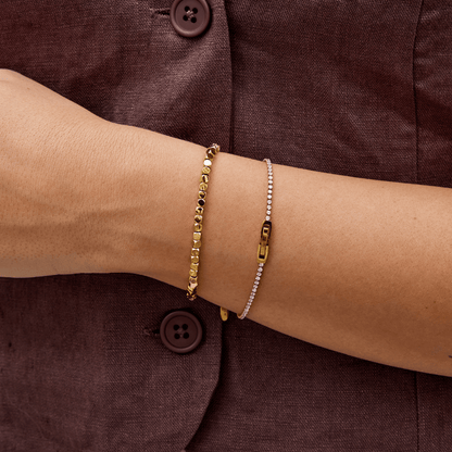 Bracelet Lexi Cube Doré