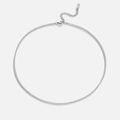 Collier Cordelia en Cristal Argent