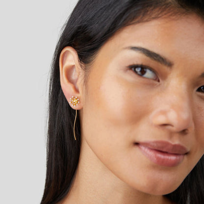 Boucles pissenlit or 18K