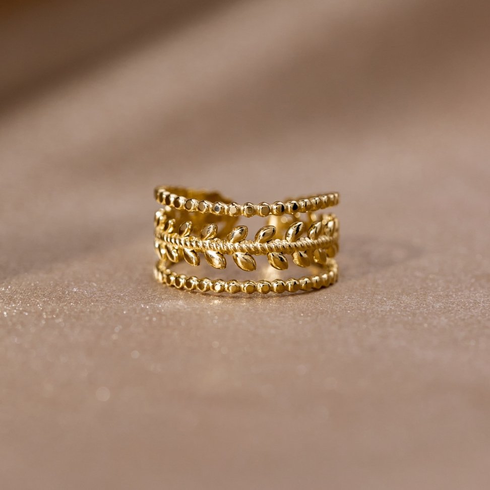Bague Marissa Feuille Dorée