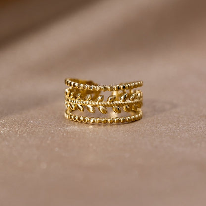 Bague Marissa Feuille Dorée