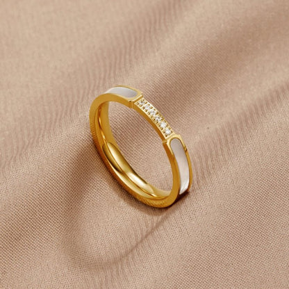 Bague Nacre & Cristaux