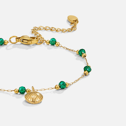 Bracelet Nerissa Coquillage Vert