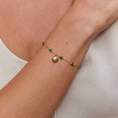 Bracelet Nerissa Coquillage Vert
