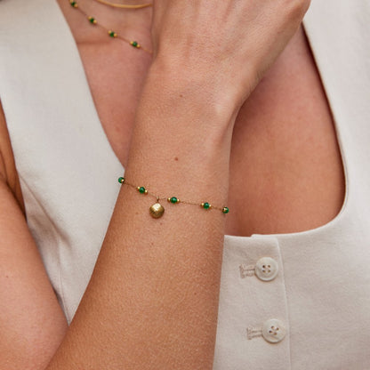 Bracelet Nerissa Coquillage Vert