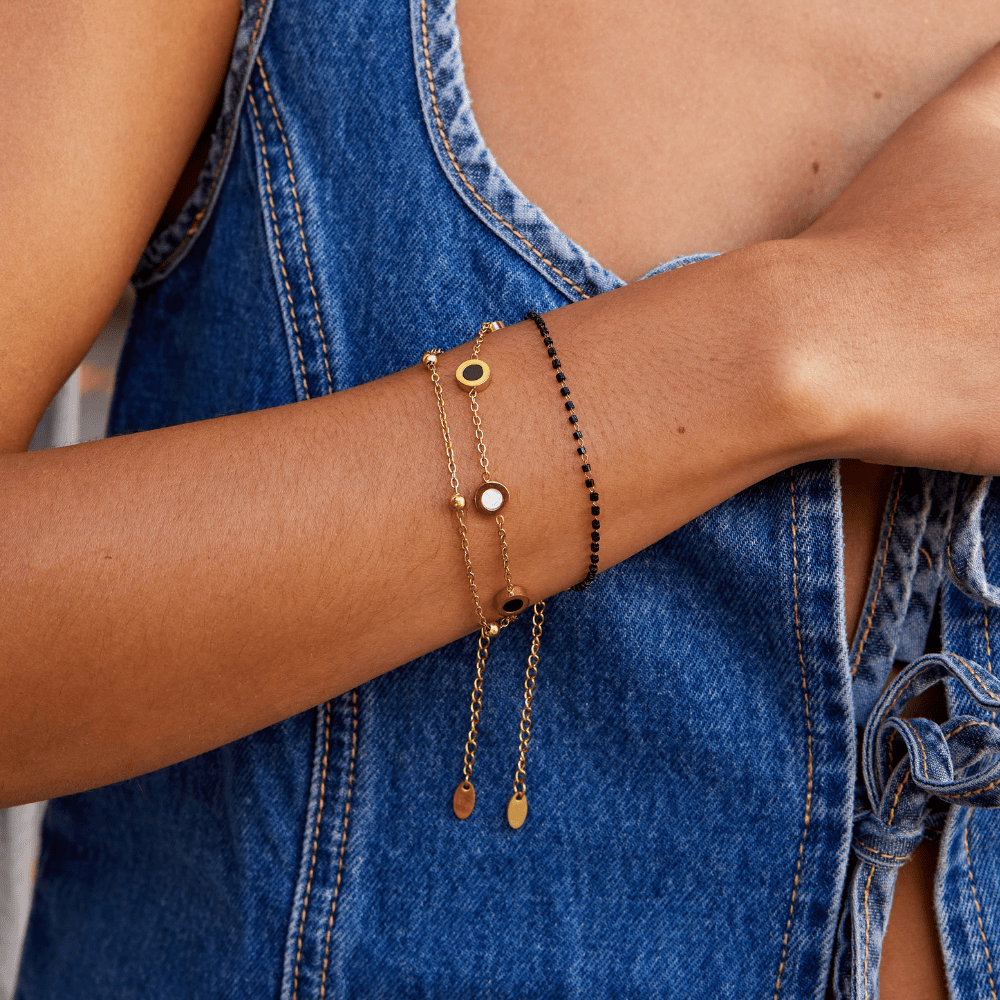 Bracelet Onyx Blanc