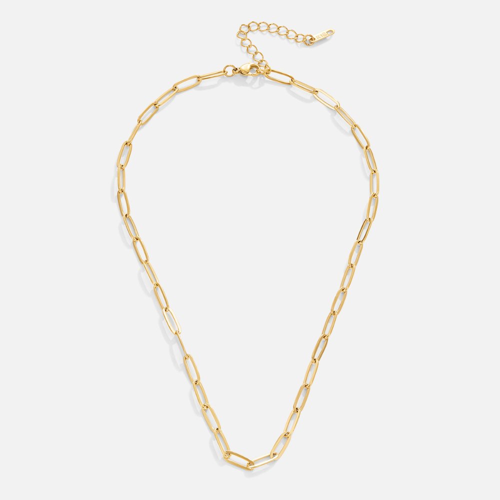 Collier Maillon Trombone Or