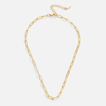 Collier Maillon Trombone Or