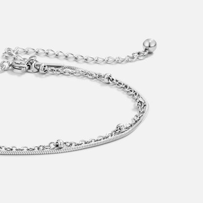 Bracelet Pia Argent Superposé