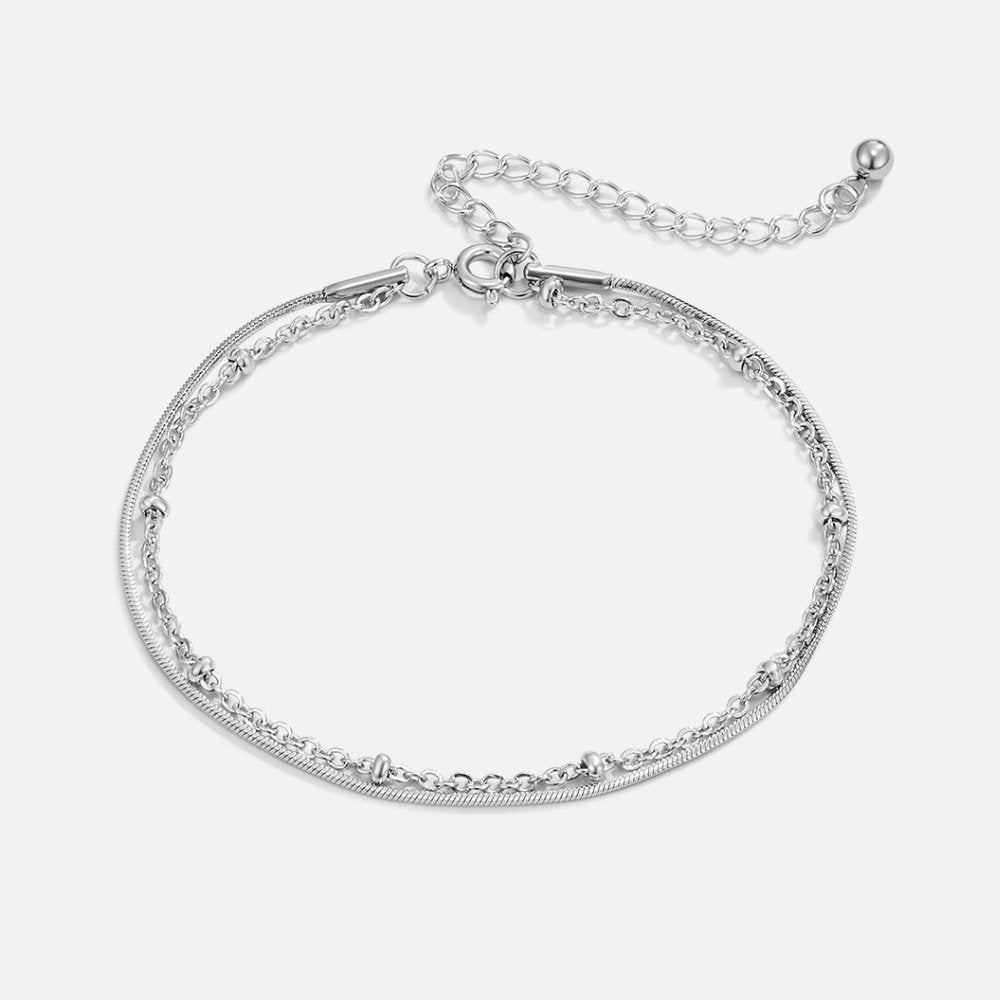 Bracelet Pia Argent Superposé