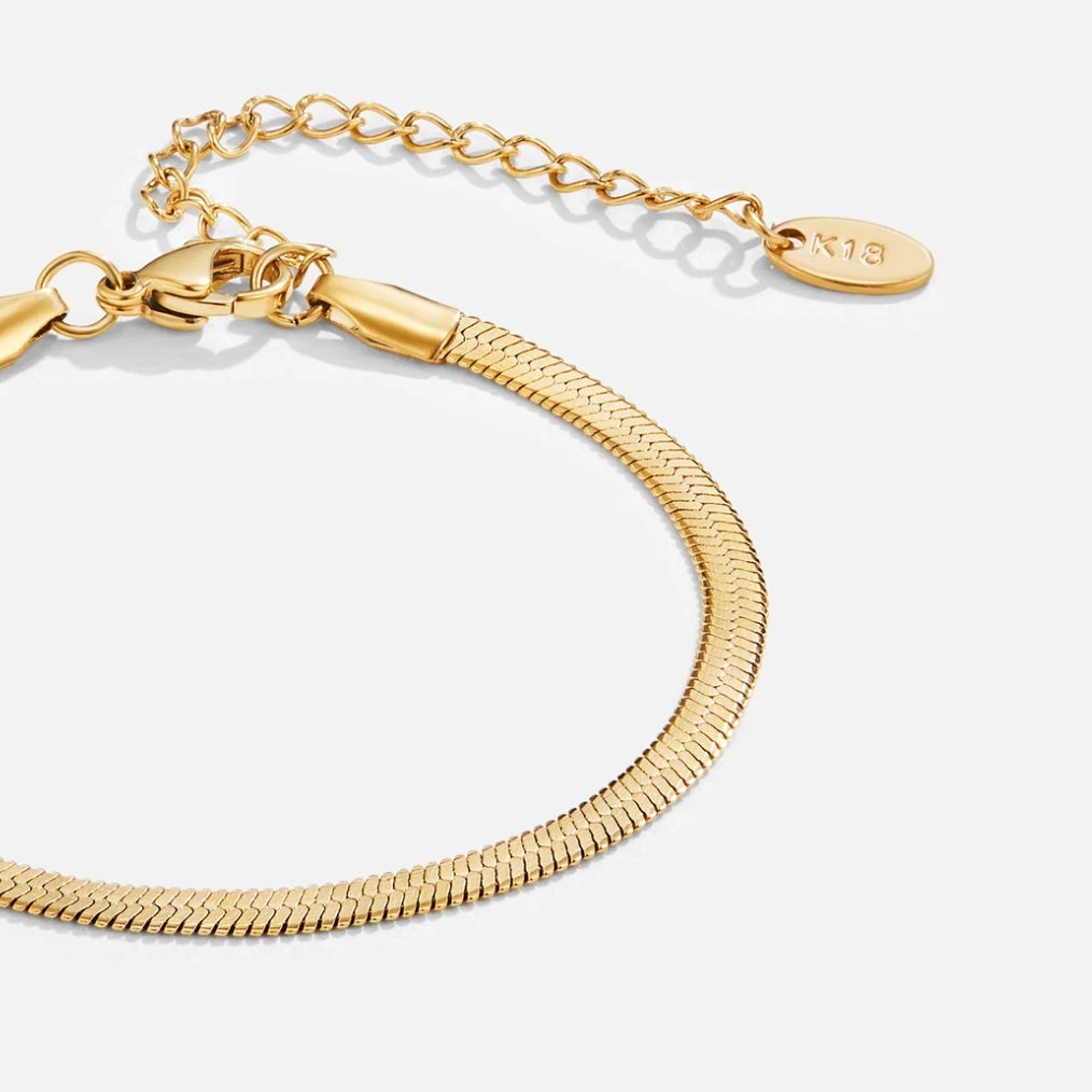 Bracelet Sarya Chaîne Serpent Dorée