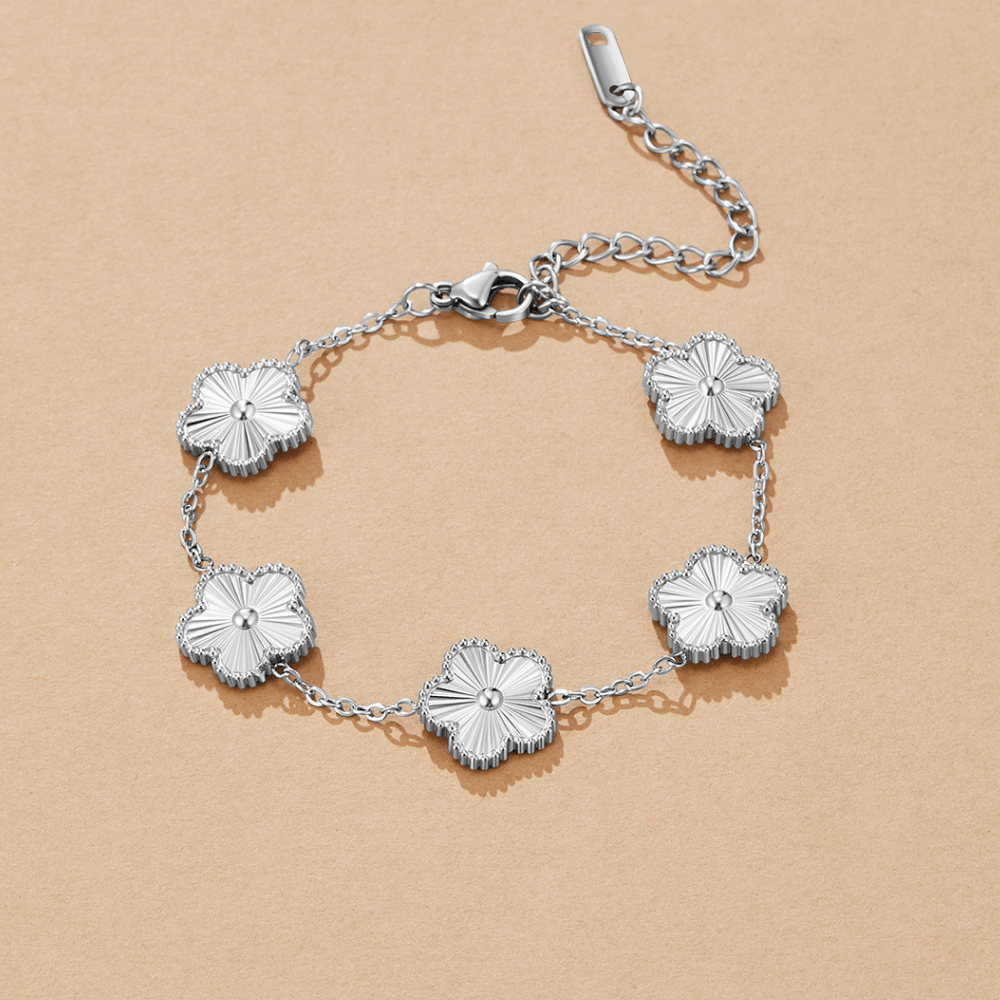 Bracelet Trèfle Argent