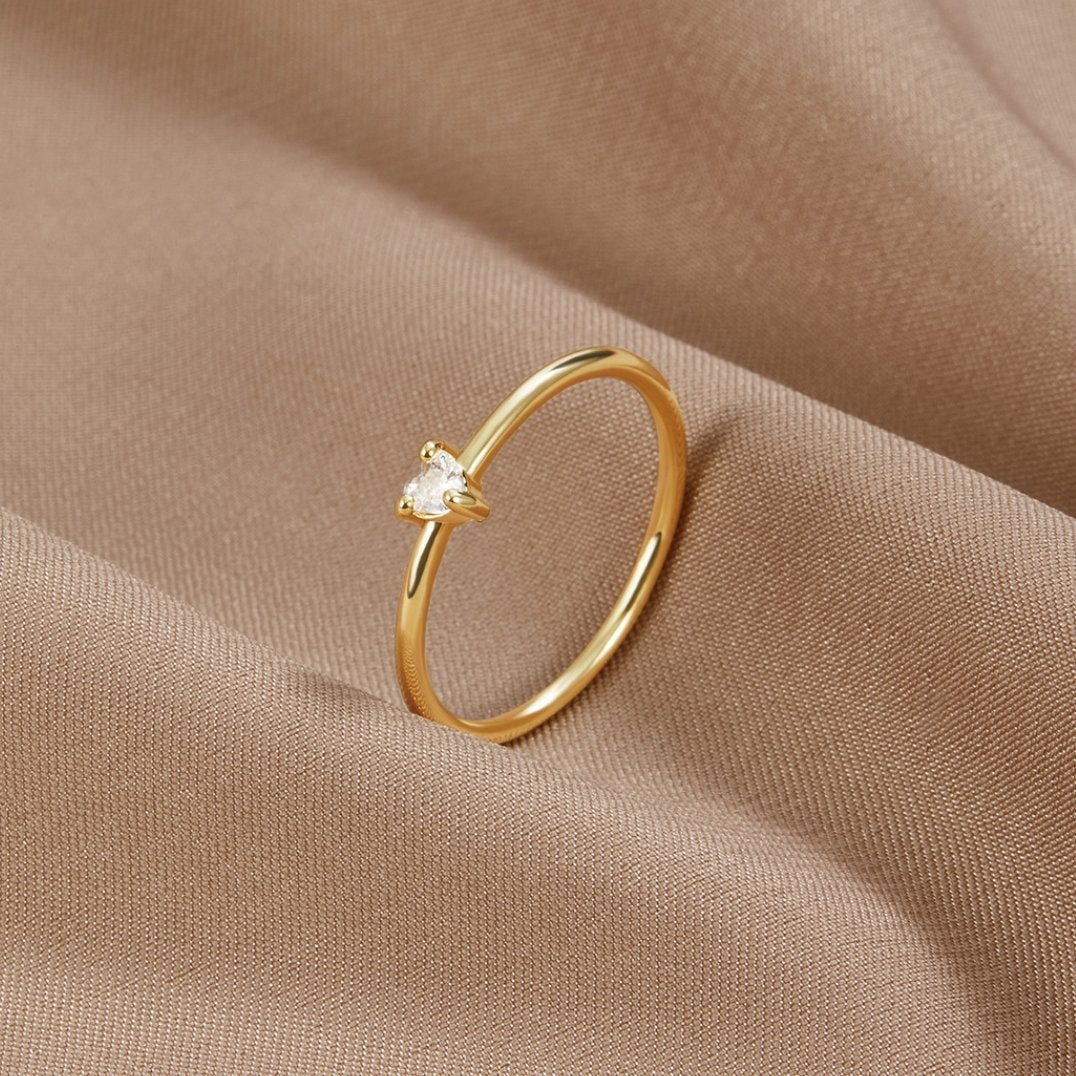 Bague Cœur Cristal