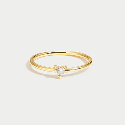 Bague Cœur Cristal