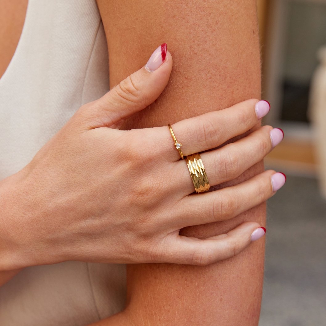 Bague Cœur Cristal