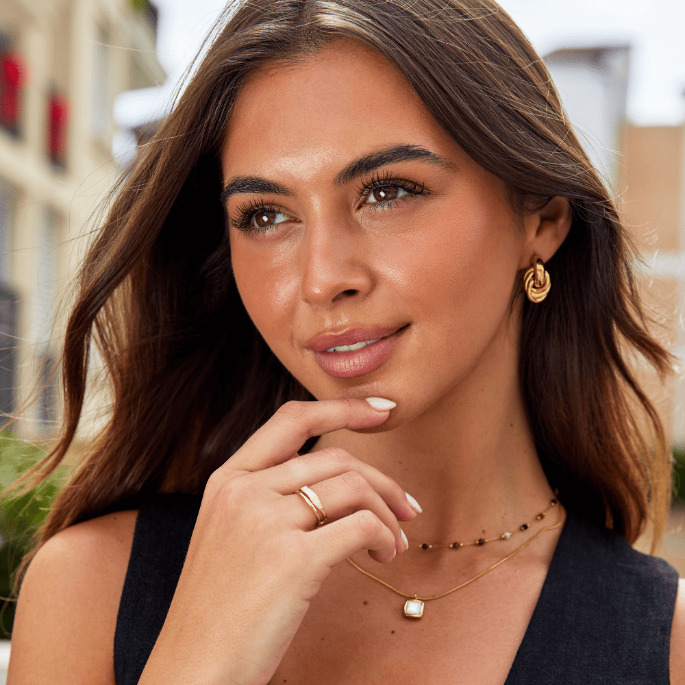 Créoles Sofia torsadées dorées