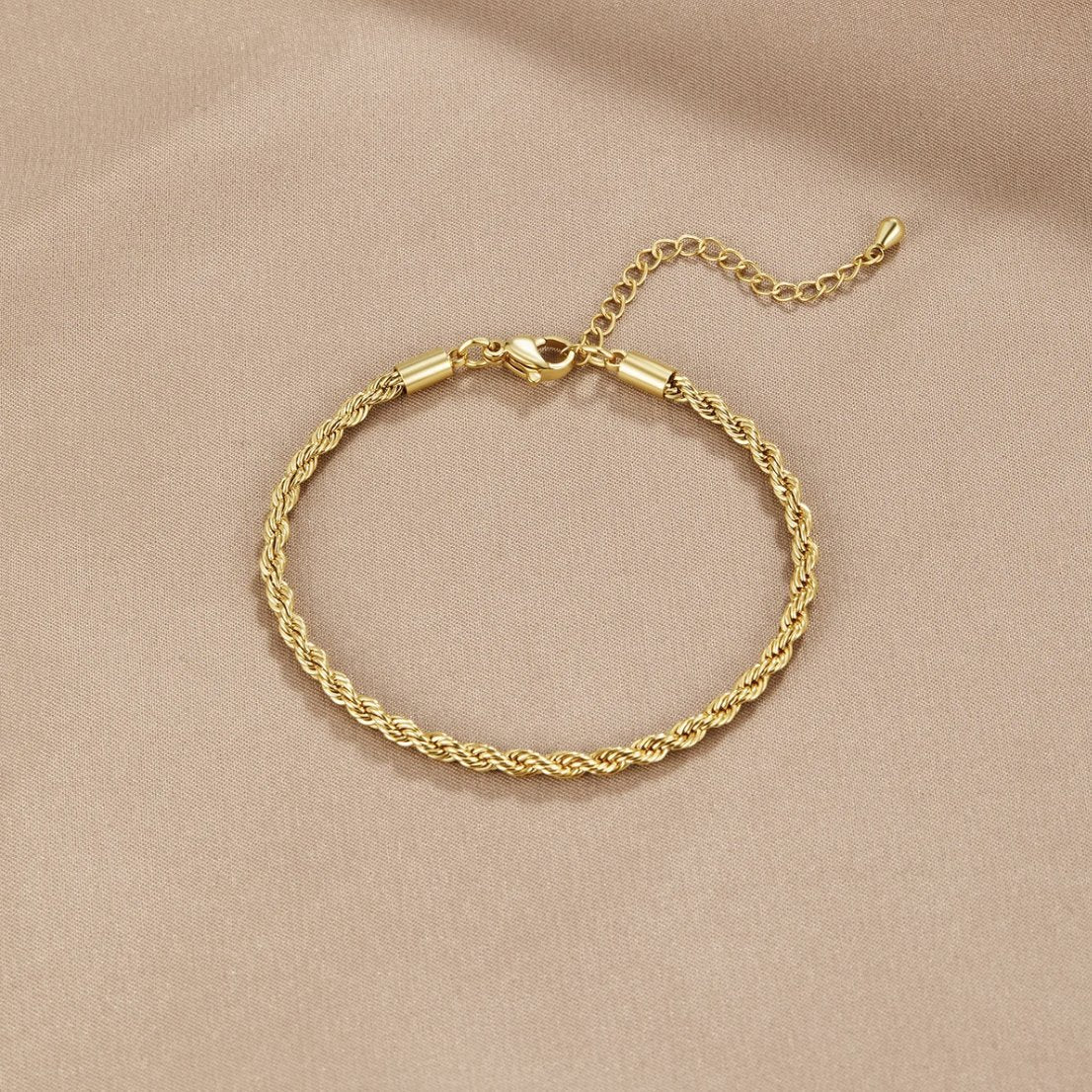 Bracelet Doré Torsadé