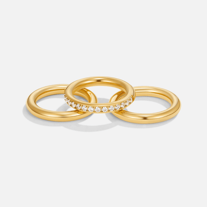 Set Vana Trio Or & Cristaux