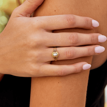 Bague Perle Royale Vintage