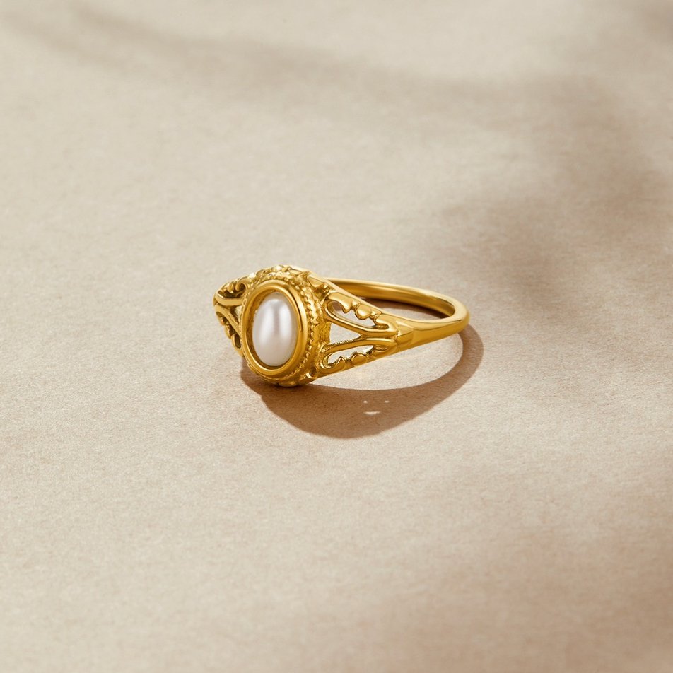 Bague Perle Royale Vintage