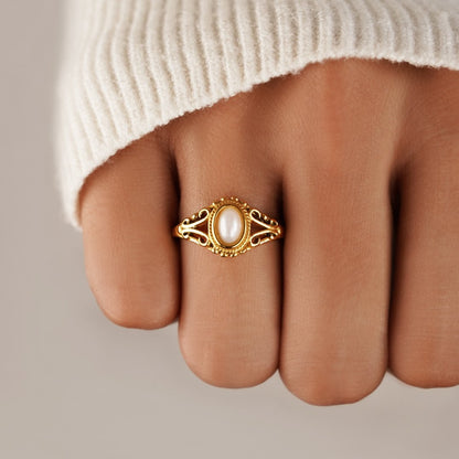 Bague Perle Royale Vintage
