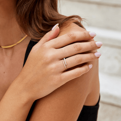 Bague Perle Cristal