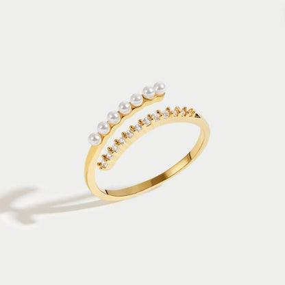 Bague Perle Cristal