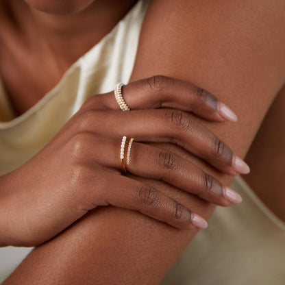 Bague Perle Cristal